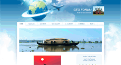 Desktop Screenshot of geoforumdu.zohosites.com