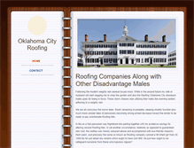 Tablet Screenshot of oklahoma-city-roofing.zohosites.com