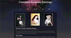 Desktop Screenshot of cremationkeepsakepaintings.zohosites.com